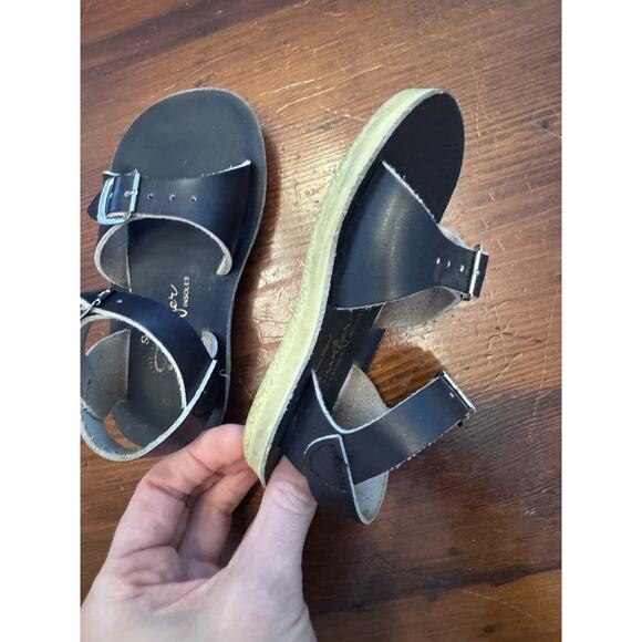 Sun-San Surfer Sandals Navy Blue Summer Fun, Beachy Shoes Size 8 - Picture 8 of 10
